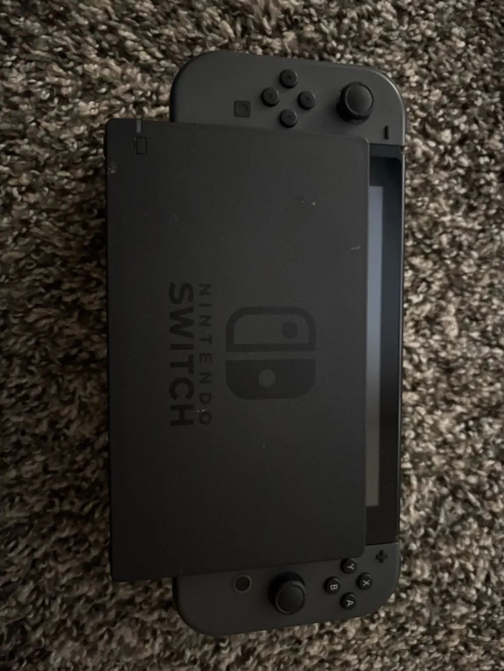 Nintendo Switch Console with Dark Gray Joy‑Con